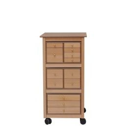 Auboi Colonne trois niveaux 13 tiroirs façades massives