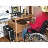Escritorio auboi adaptado para usuarios de silla de ruedas yvetot
