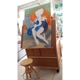 Mueble Taller de Arte con cajones Aubignan