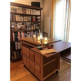Mueble Taller de Arte pintura al pastel auboi Agnès Asnière sur seine