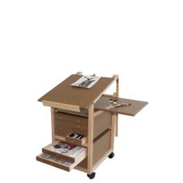 Caballete de pintura tablero superior ajustable