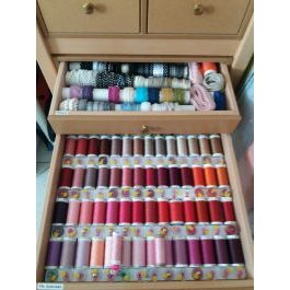 tiroirs Rangement optimisé fils couture