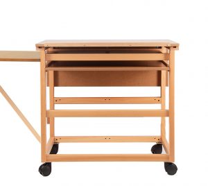 Mueble taller de costura estructura M half plt doble con bandeja lateral