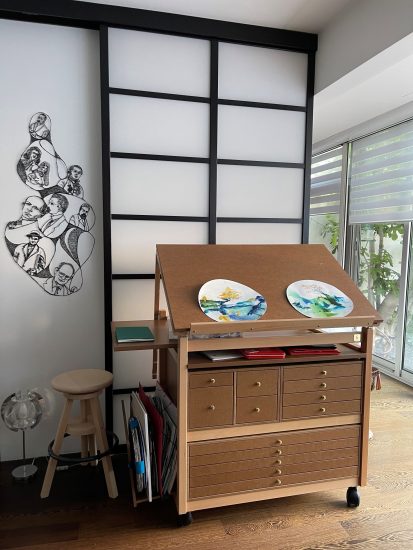 muebles pintura japonesa elisabeth paris